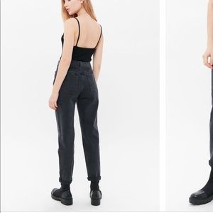 BDG Washed Black Mom Jeans
